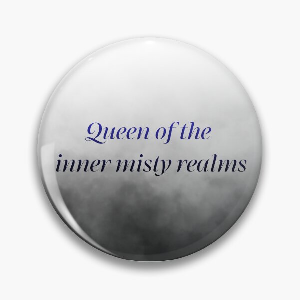 Item preview, Queen Of The Inner Misty Realms - Aesthetic Mystery Quote designed and sold by KokoFlanell.
