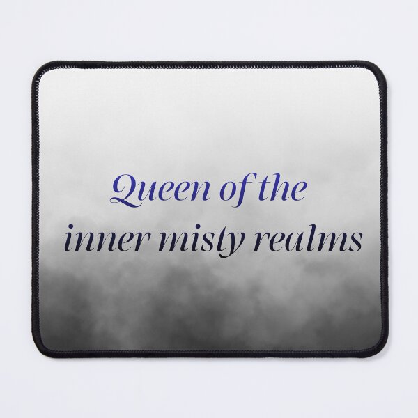 Item preview, Queen Of The Inner Misty Realms - Aesthetic Mystery Quote designed and sold by KokoFlanell.