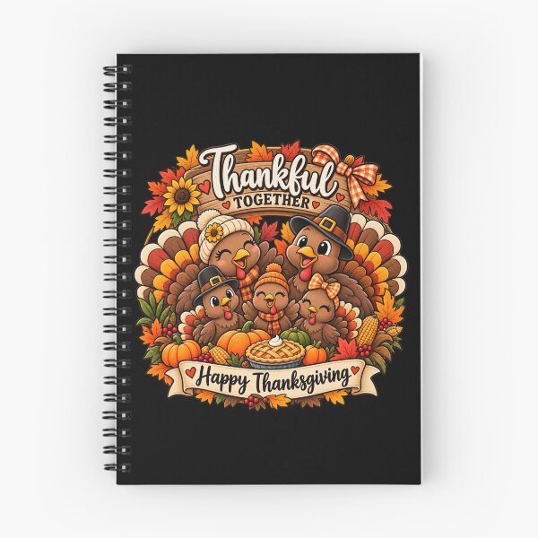 Item preview, Thanksgiving Family Matching Gift Thankful Together Fall Style designed and sold by Corvoria.