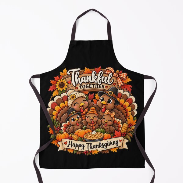 Item preview, Thanksgiving Family Matching Gift Thankful Together Fall Style designed and sold by Corvoria.