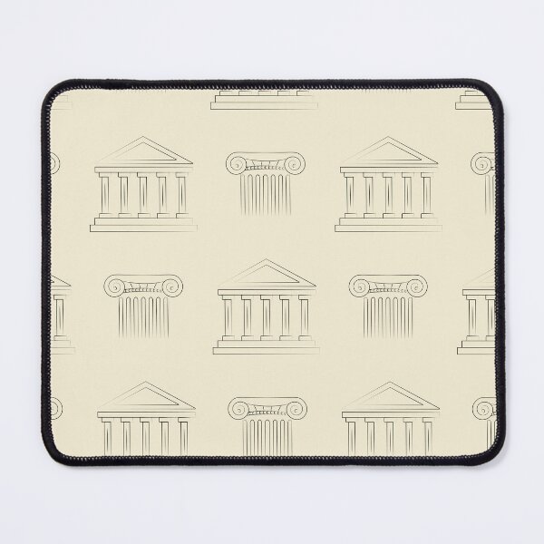 Item preview, Minimalist Greek Architecture Sketch Seamless Pattern designed and sold by Dynamisa.