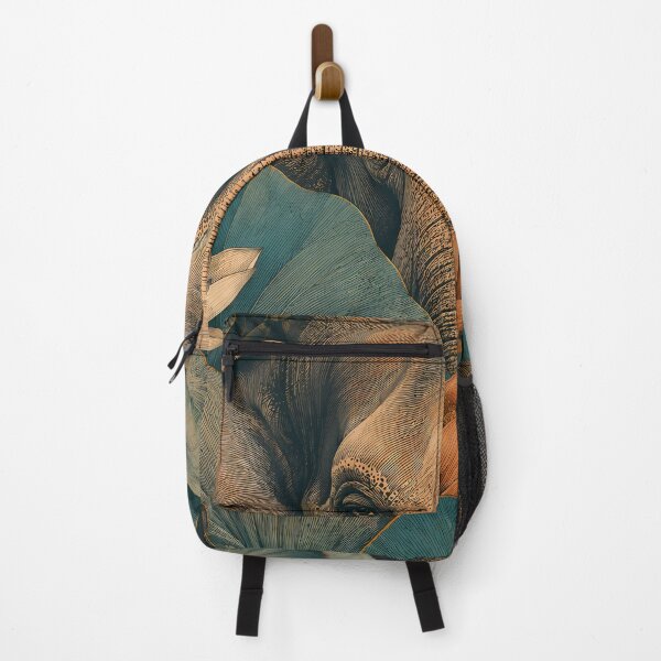 Item preview, Indian Elephant Lotus Vintage designed and sold by RkskArt.