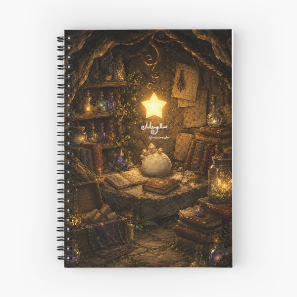 Item preview, A Peaceful Nap Among Magical Books in Mergle Forest designed and sold by Minimergle.