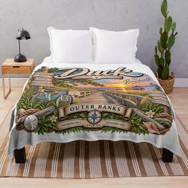 Item preview, Duck NC Soundside Boardwalk designed and sold by The Coastal Route.