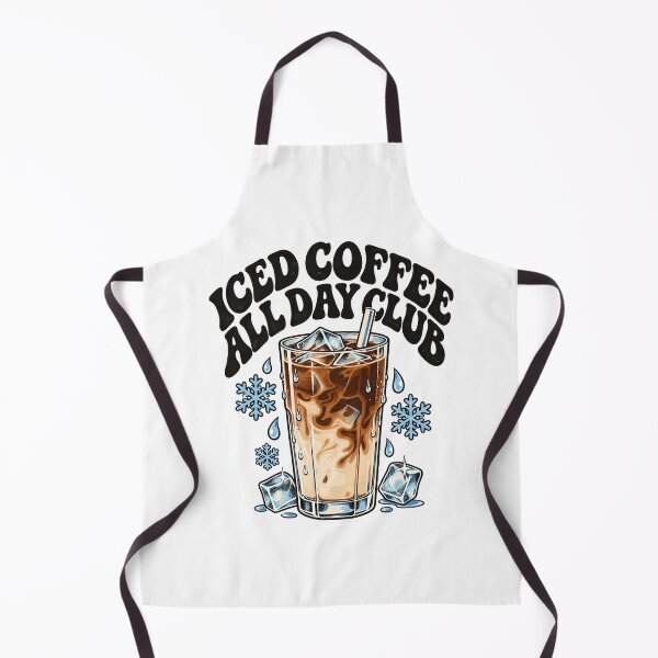 Item preview, Iced Coffee All Day Club Vintage Retro Design designed and sold by urbinet.