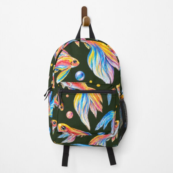 Item preview, Colorful Goldfish Seamless Pattern – Whimsical Watercolor Fish Ocean Design designed and sold by HoMya.