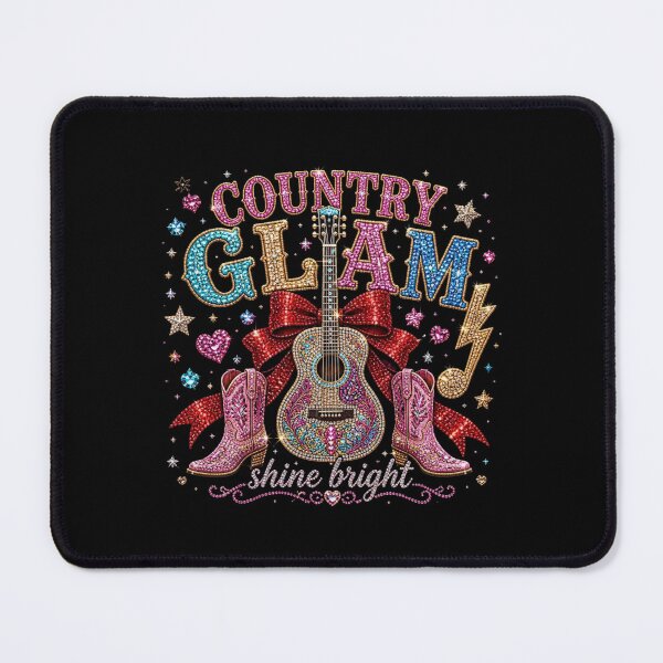 Item preview, Country Glam Sparkle Guitar Cowgirl Boots designed and sold by creativerooney.