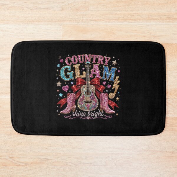 Item preview, Country Glam Sparkle Guitar Cowgirl Boots designed and sold by creativerooney.