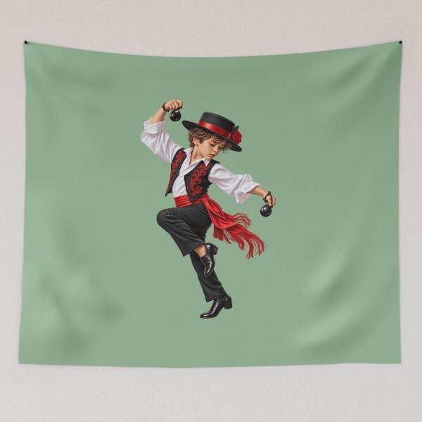 Item preview, Flamenco Boy Dance with Castanets designed and sold by CzipipitoStudio.