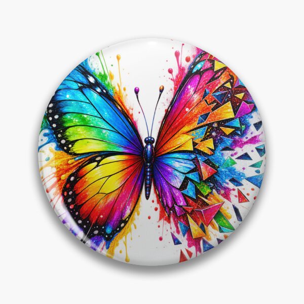 Item preview, Rainbow Butterfly Explosion designed and sold by NaqxshDesignStudio.
