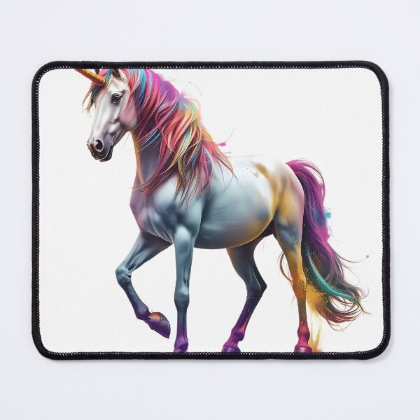 Item preview, Majestic Full Body Rainbow Unicorn Splash Art designed and sold by VisualVerseLab.