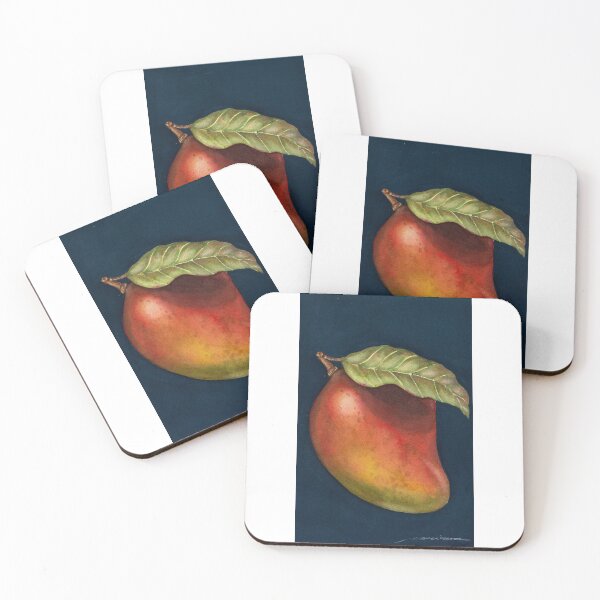 Item preview, Ripe Mango Still Life: Watercolour and Gouache Study designed and sold by ArithraStudio.