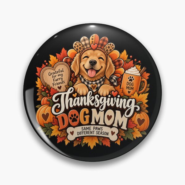 Item preview, Thanksgiving Dog Mom Gift Furry Friends Fall Style designed and sold by Corvoria.