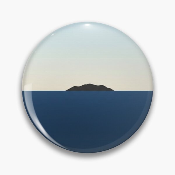 Item preview, Distant Island Silhouette | Minimalist Ocean Gradient Print designed and sold by Zaramodo.