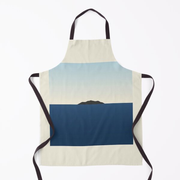 Item preview, Distant Island Silhouette | Minimalist Ocean Gradient Print designed and sold by Zaramodo.
