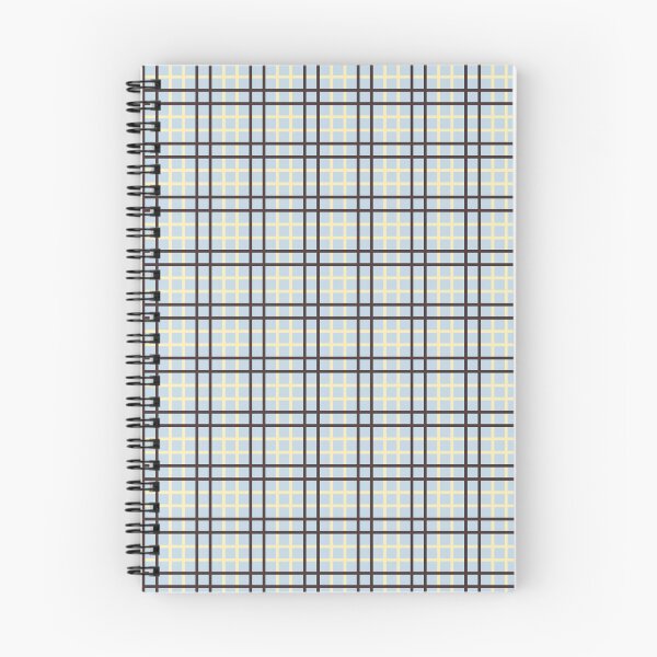 Item preview, Brown Blue and Yellow Plaid Pattern | Minimalist Windowpane Check | Modern Blue Butter and Chocopie Tartan Grid Design | Elegant Brown Blue Check designed and sold by VivaFy.