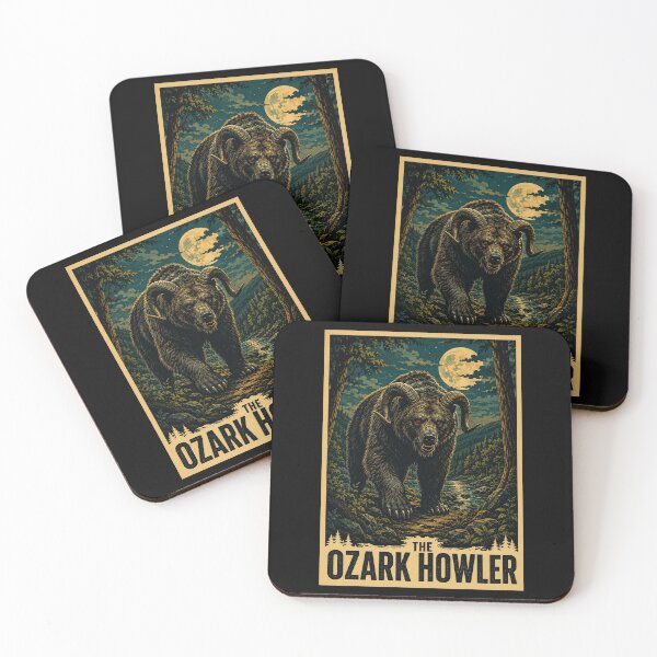 Item preview, The Ozark Howler Cryptid – Arkansas & Missouri Pop Art  designed and sold by redsharkuk.