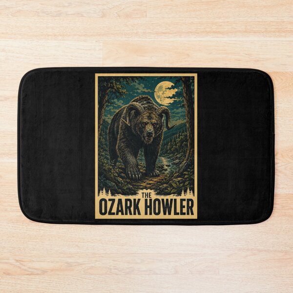 Item preview, The Ozark Howler Cryptid – Arkansas & Missouri Pop Art  designed and sold by redsharkuk.