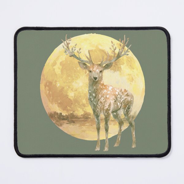 Item preview, Celestial cosmic deer in moonlight designed and sold by 247DesignStudio.