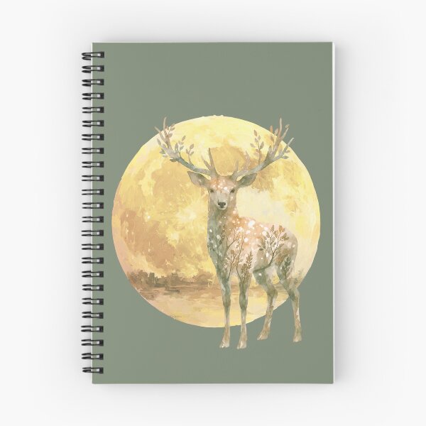 Item preview, Celestial cosmic deer in moonlight designed and sold by 247DesignStudio.