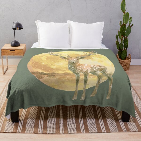 Item preview, Celestial cosmic deer in moonlight designed and sold by 247DesignStudio.