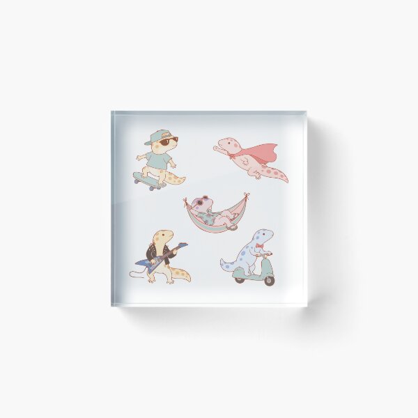 Item preview, Gecko Daily Routine designed and sold by Limuko.