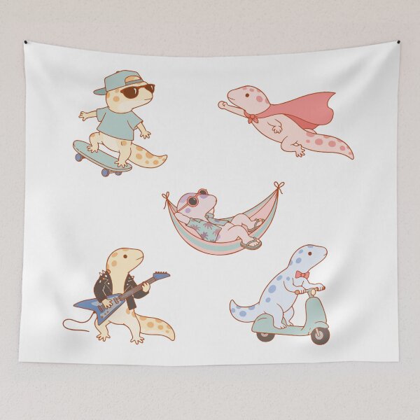 Item preview, Gecko Daily Routine designed and sold by Zoolumi.