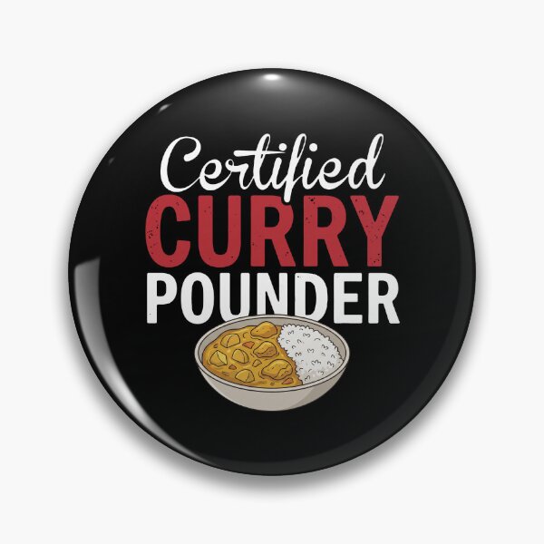 Item preview, Certified Curry Pounder Indian Food Lover Foodie Humor Fan designed and sold by snhowkk.
