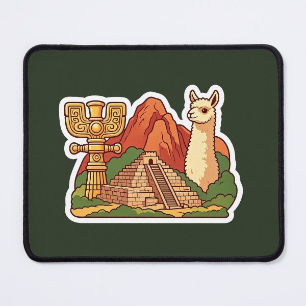 Item preview, Andean treasure, with ruins and a beautiful alpaca designed and sold by mixoubraw.