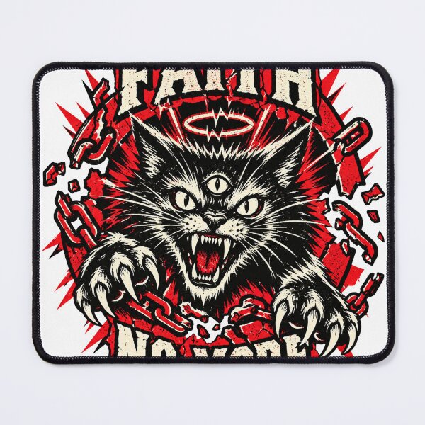 Item preview, Faith No More – Three-Eyed Punk Cat designed and sold by RAIID.