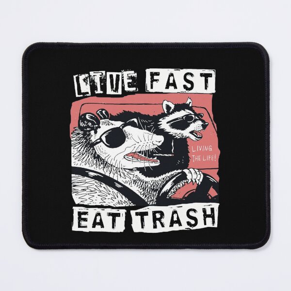 Item preview, Raccoon Live Fast Eat Trash Street Cats Squad designed and sold by sellymeggan.