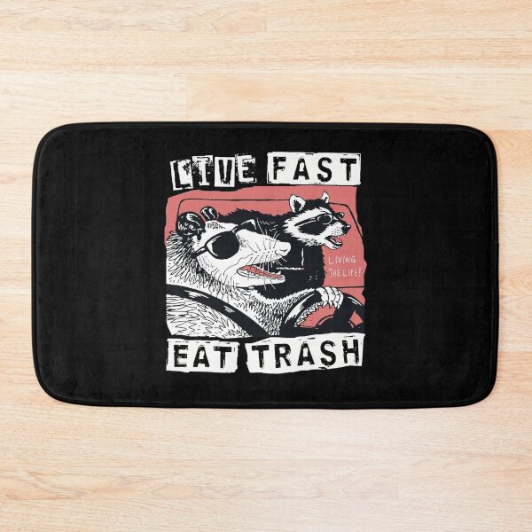 Item preview, Raccoon Live Fast Eat Trash Street Cats Squad designed and sold by sellymeggan.