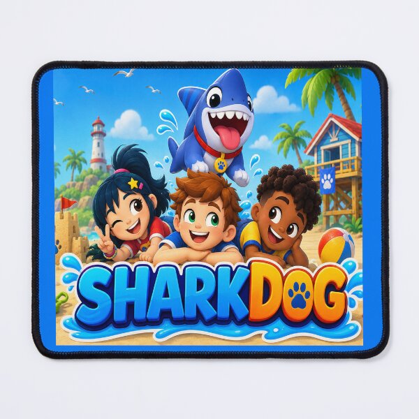Item preview, The Sharkdog Cute Cartoon Sticker – Perfect Gift for Kids and Sharkdog Fans designed and sold by raspeed.