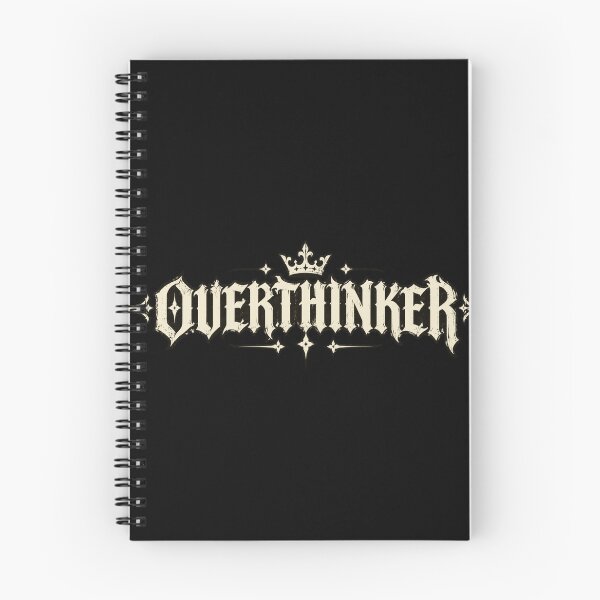 Item preview, Overthinker Gothic Blackletter designed and sold by FeminismTV.