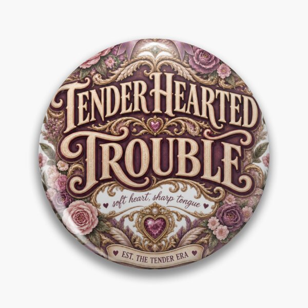 Item preview, Tender Hearted Trouble Sad Girl Design designed and sold by InkroarCo.