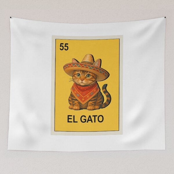 Item preview, El Gato Mexicano El Gato designed and sold by sellymeggan.