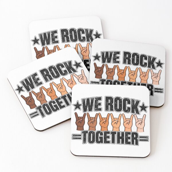 Item preview, We Rock Together - One humanity - Diversity  designed and sold by RanaDesignsUSA.