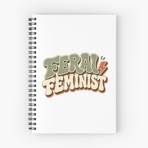 Item preview, Feral Feminist designed and sold by FeminismTV.