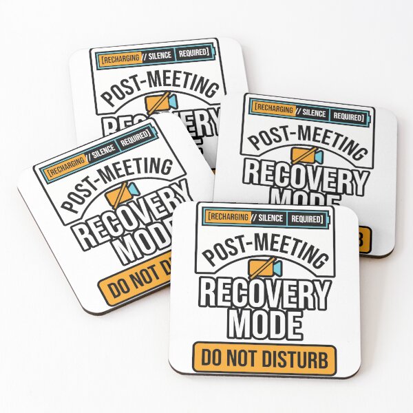 Item preview, Post Meeting Recovery Mode Funny Developer Gift designed and sold by Ixnor.