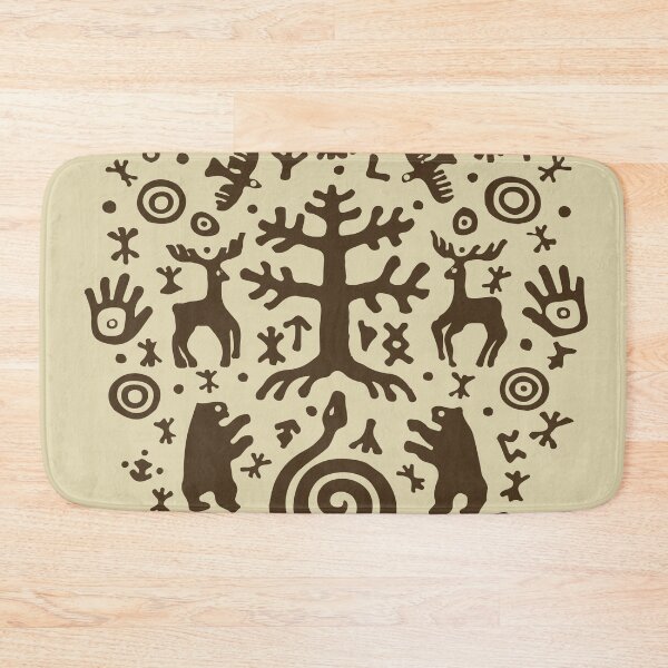 Item preview, Sacred Forest Tree Wildlife Totem designed and sold by RamyGallery.