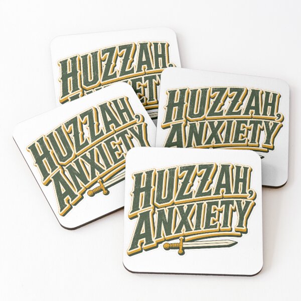 Item preview, Huzzah Anxiety designed and sold by FeminismTV.