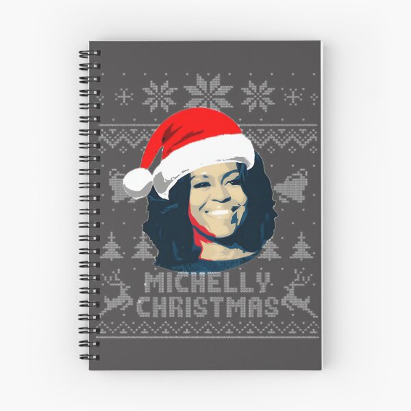 Item preview, Michelle Obama Festive Holiday Portrait - Christmas Celebration Art | Best Gift designed and sold by Barbara Souza.