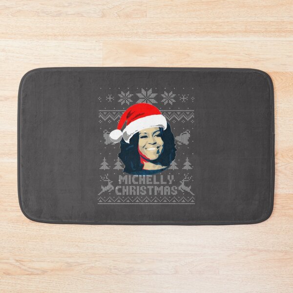 Item preview, Michelle Obama Festive Holiday Portrait - Christmas Celebration Art | Best Gift designed and sold by Barbara Souza.