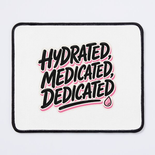 Item preview, Hydrated Medicated Dedicated designed and sold by FeminismTV.