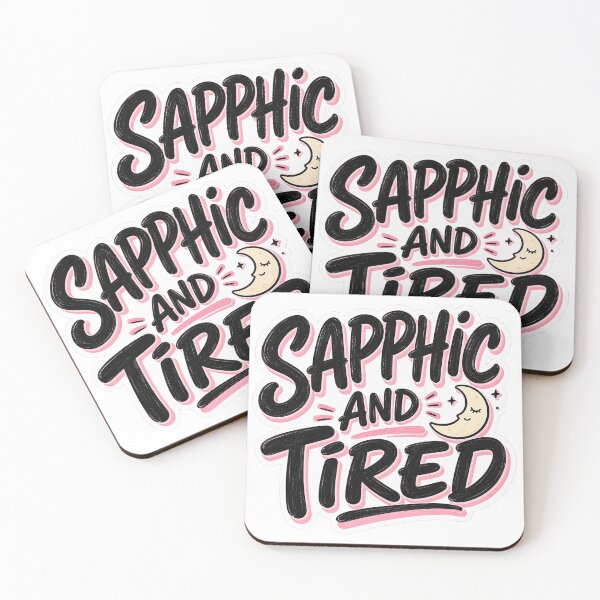 Item preview, Sapphic And Tired designed and sold by FeminismTV.