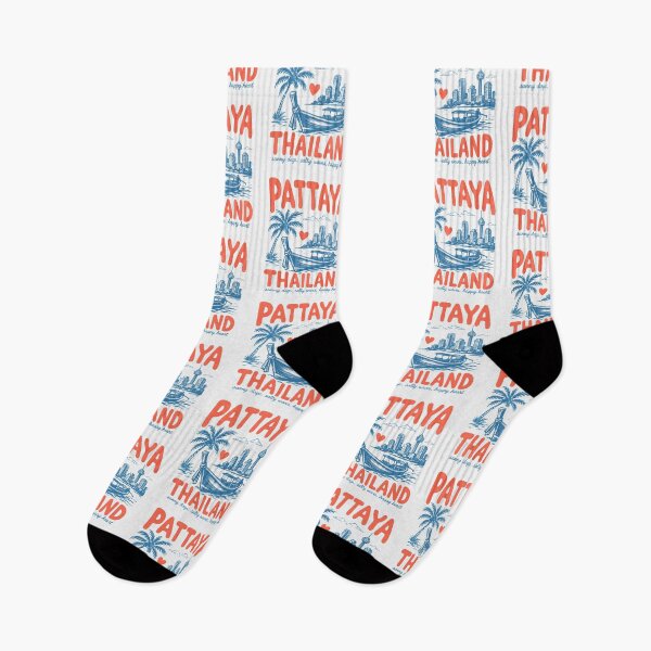 Item preview, Pattaya Thailand Cute Retro City designed and sold by HowToCanadian.