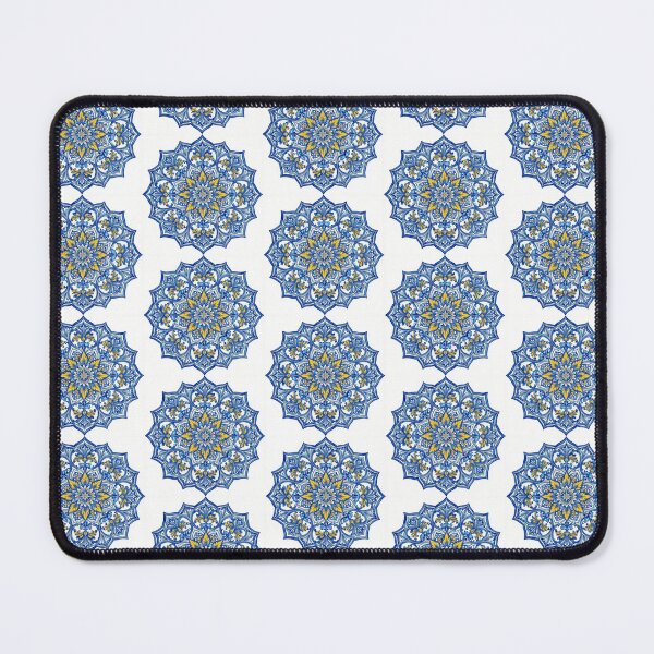 Item preview, Ornate Sicilian Majolica Mandala - Luxury Mediterranean Floral Tile designed and sold by WildArtIT.
