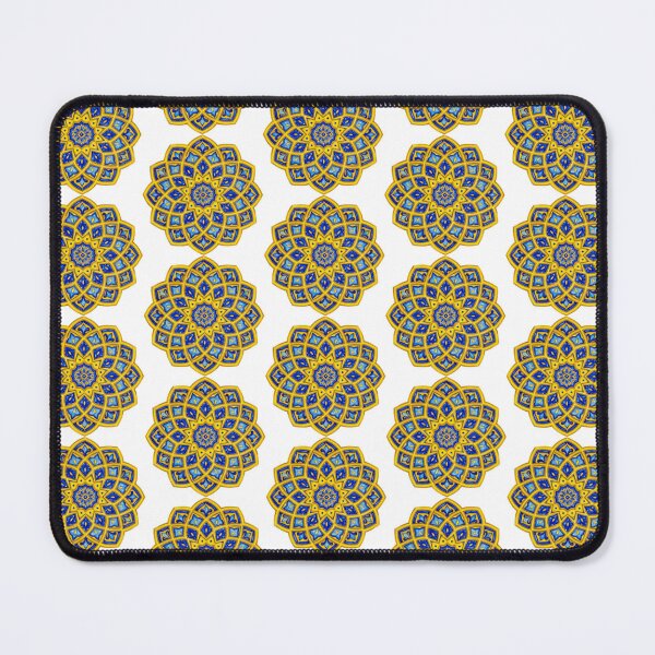Item preview, Sicilian Ceramic Mandala Pattern - Mediterranean Geometric Tile Design designed and sold by WildArtIT.
