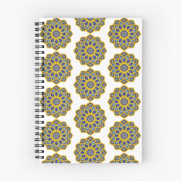 Item preview, Sicilian Ceramic Mandala Pattern - Mediterranean Geometric Tile Design designed and sold by WildArtIT.