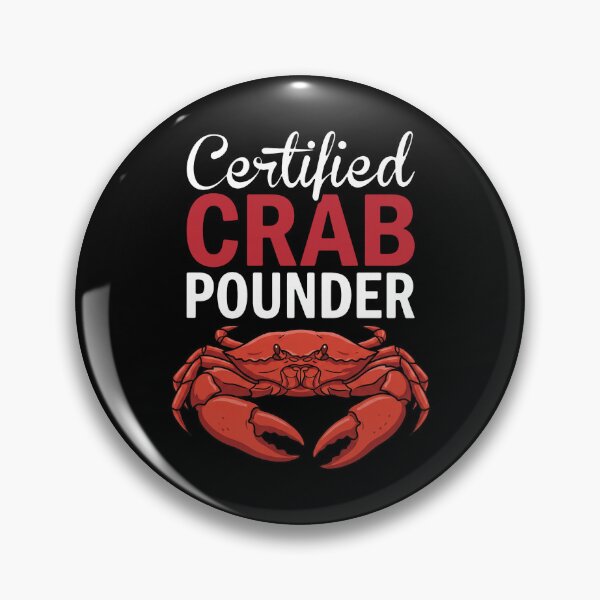 Item preview, Certified Crab Pounder Crab Lover Seafood Eating Fan designed and sold by snhowkk.